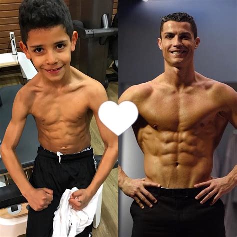 cristiano ronaldo jr six pack.